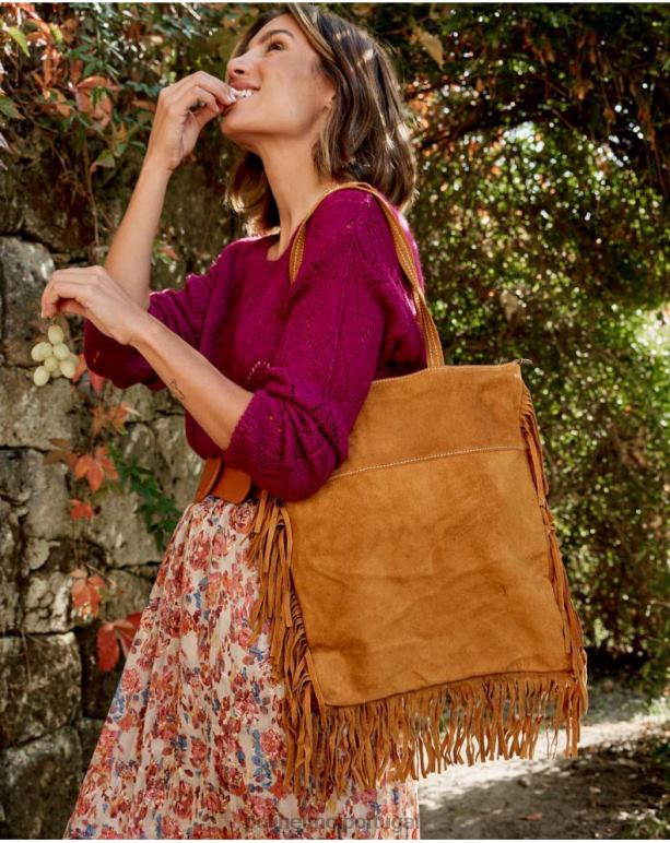 bolsa adolfa com franjas Polin et moi JV4FH400 acessórios couro