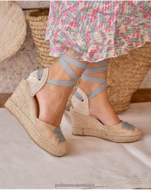 alpercata camponesa centavo Polin et moi JV4FH444 calçados bege