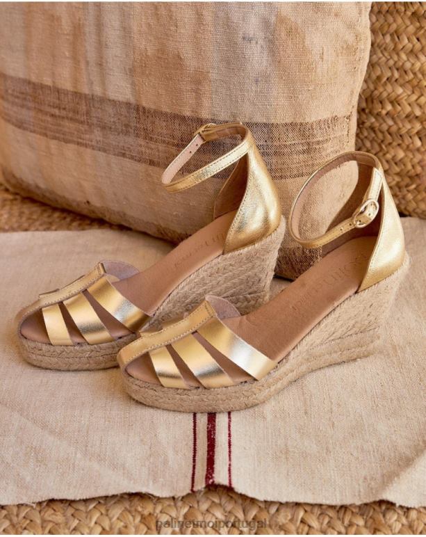 alpercata caranguejo tatianna Polin et moi JV4FH413 calçados ouro/platina