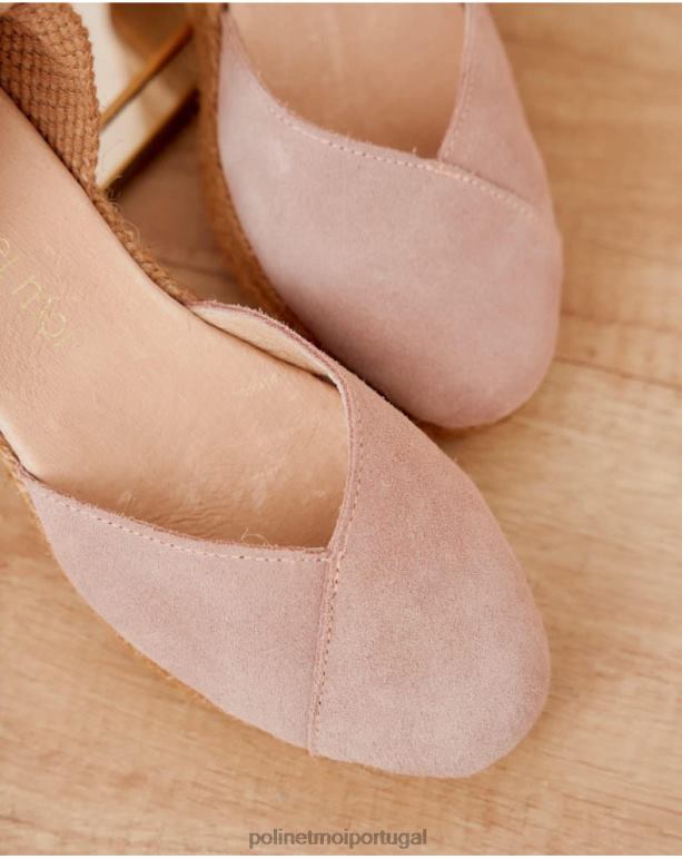 cross espadrille mariela Polin et moi JV4FH454 calçados malva