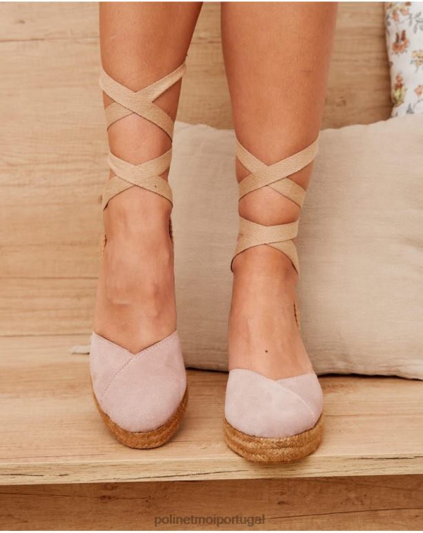 cross espadrille mariela Polin et moi JV4FH454 calçados malva