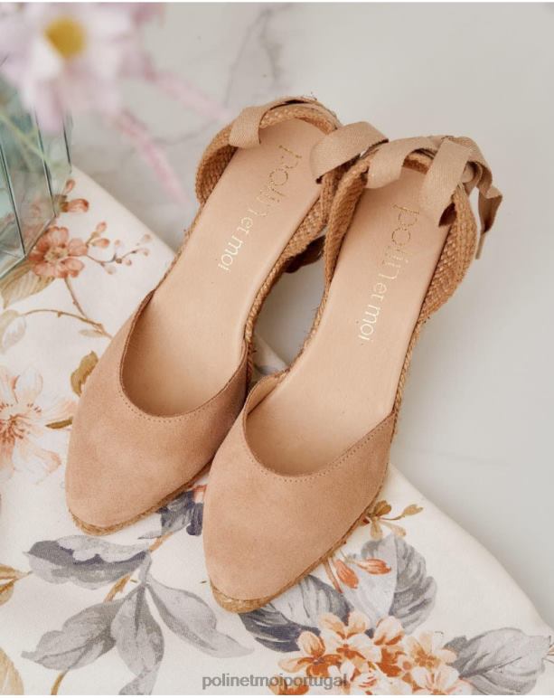 decote alpercata mafalda Polin et moi JV4FH457 calçados camelo