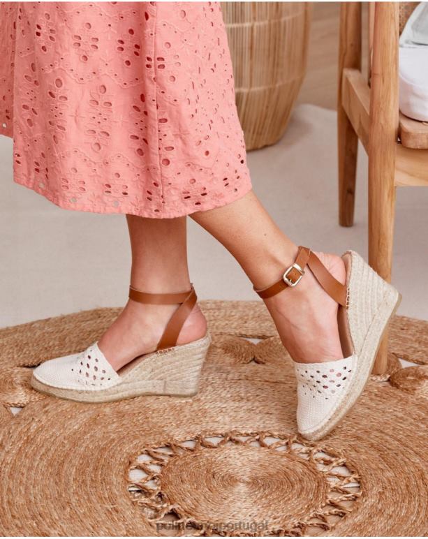 novela de alpercata de crochê Polin et moi JV4FH483 calçados cru