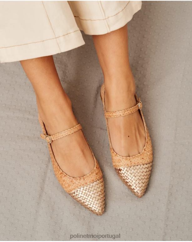 mary jane punta rigobertta Polin et moi JV4FH416 calçados bege