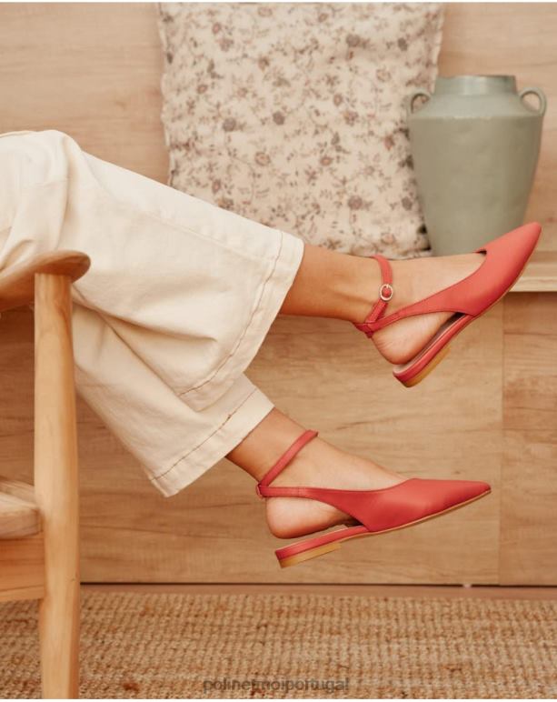 sapatilhas com corte inferior alia Polin et moi JV4FH478 calçados pêssego