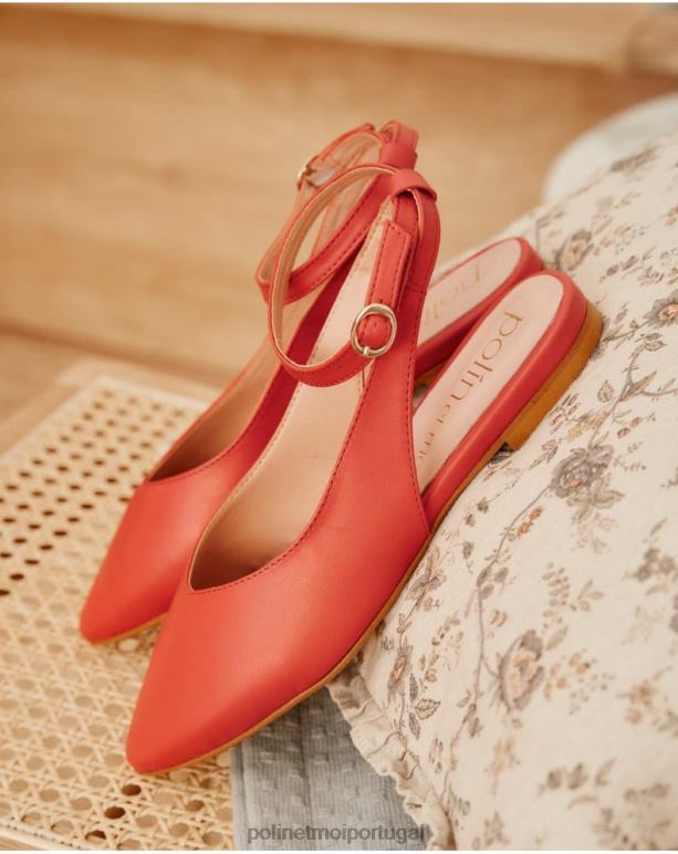 sapatilhas com corte inferior alia Polin et moi JV4FH478 calçados pêssego