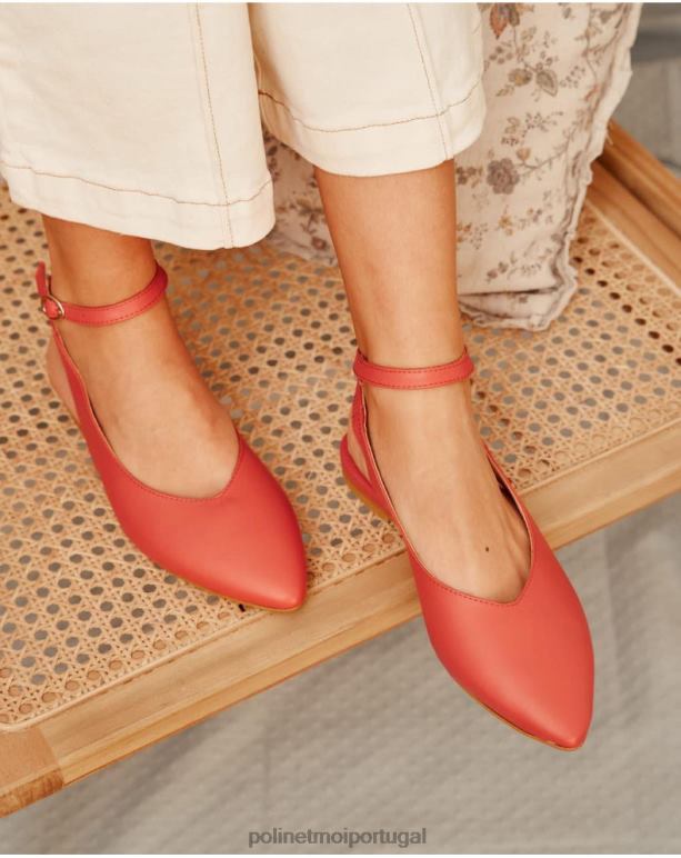 sapatilhas com corte inferior alia Polin et moi JV4FH478 calçados pêssego
