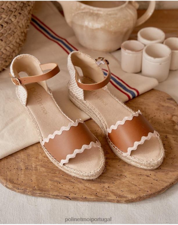 sandália ondas anika Polin et moi JV4FH455 calçados couro