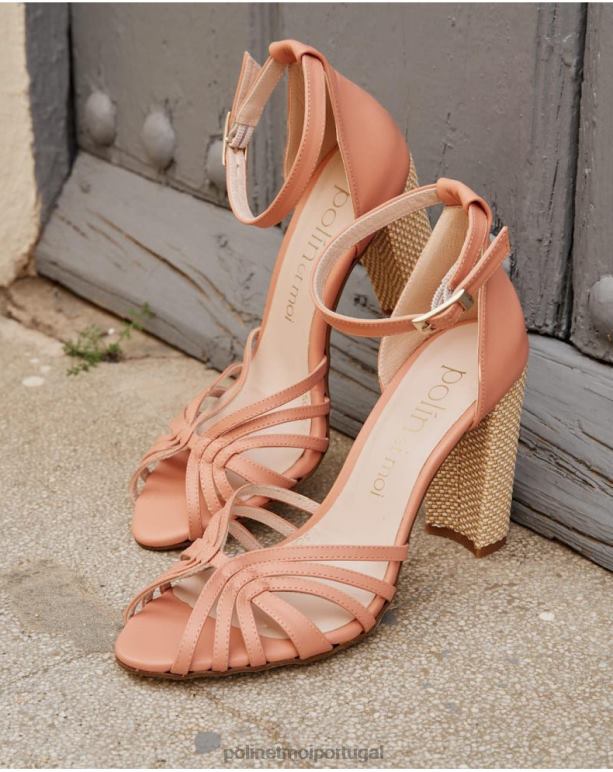 sandália tiras imma Polin et moi JV4FH515 calçados inventar