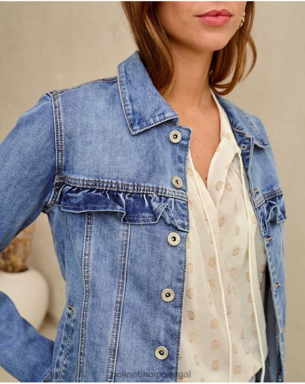 jaqueta jeans tania Polin et moi JV4FH364 roupas jeans