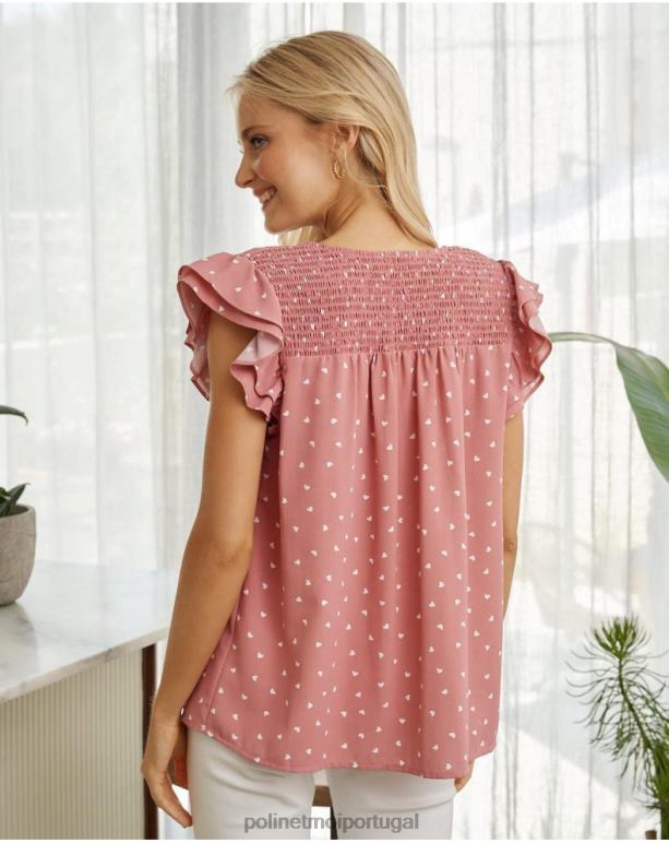 blusa corações katerina Polin et moi JV4FH166 roupas inventar