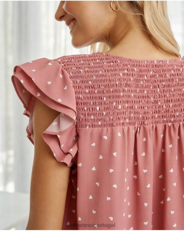 blusa corações katerina Polin et moi JV4FH166 roupas inventar