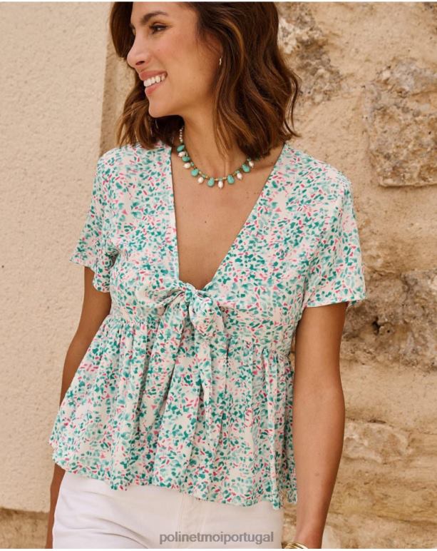 arco superior esmeralda Polin et moi JV4FH241 roupas turquesa