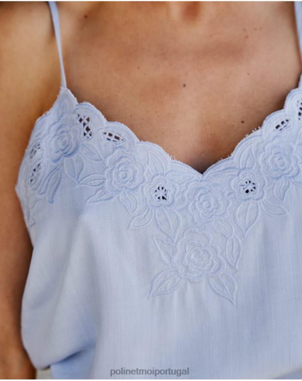 top bordado malala Polin et moi JV4FH264 roupas celestial