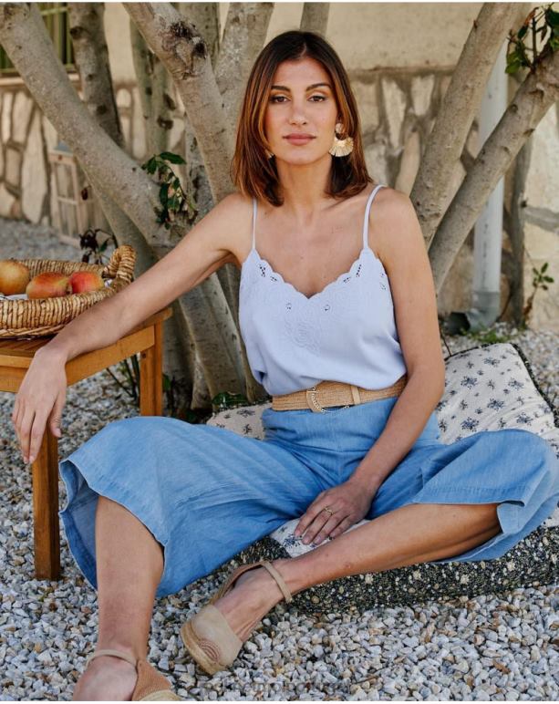 top bordado malala Polin et moi JV4FH264 roupas celestial