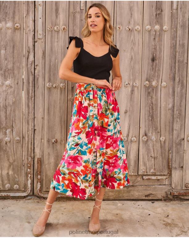 saia longa aada Polin et moi JV4FH303 roupas rosa