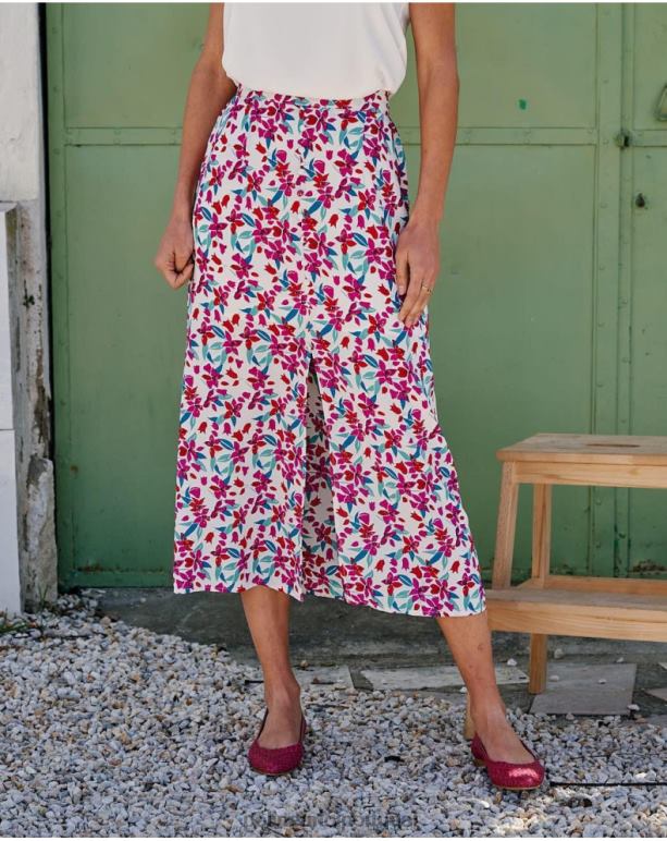 saia midi frila Polin et moi JV4FH308 roupas roxo