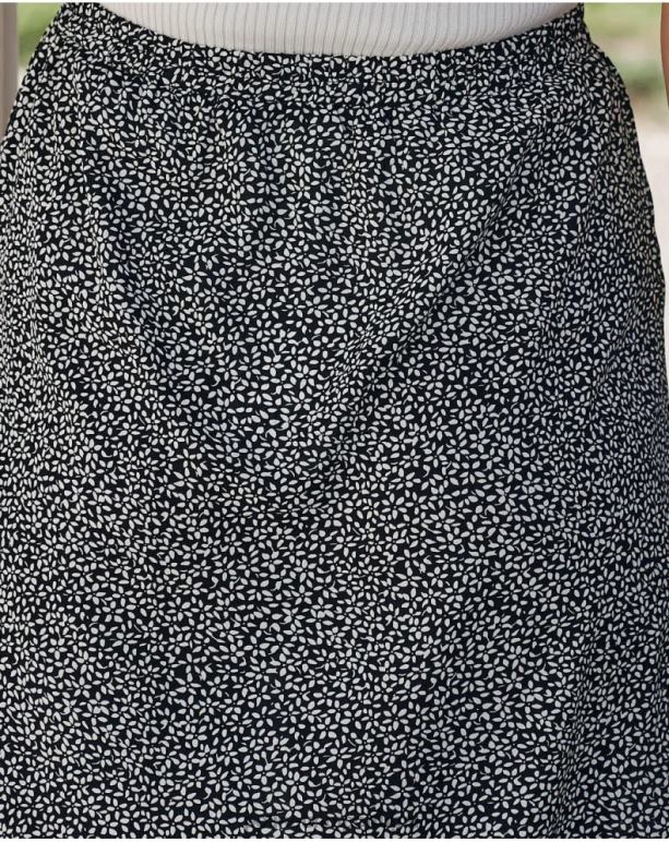 savana de saia cruzada Polin et moi JV4FH310 roupas preto