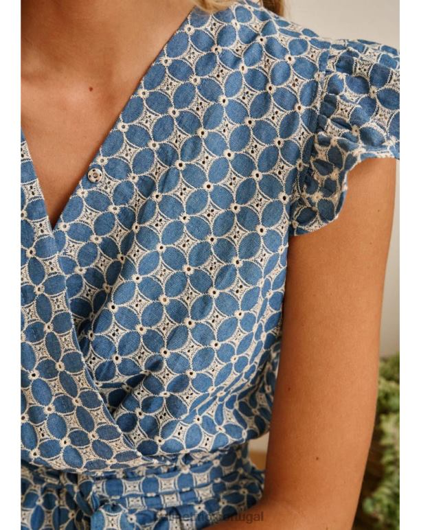 bianca macaco curto Polin et moi JV4FH47 roupas jeans