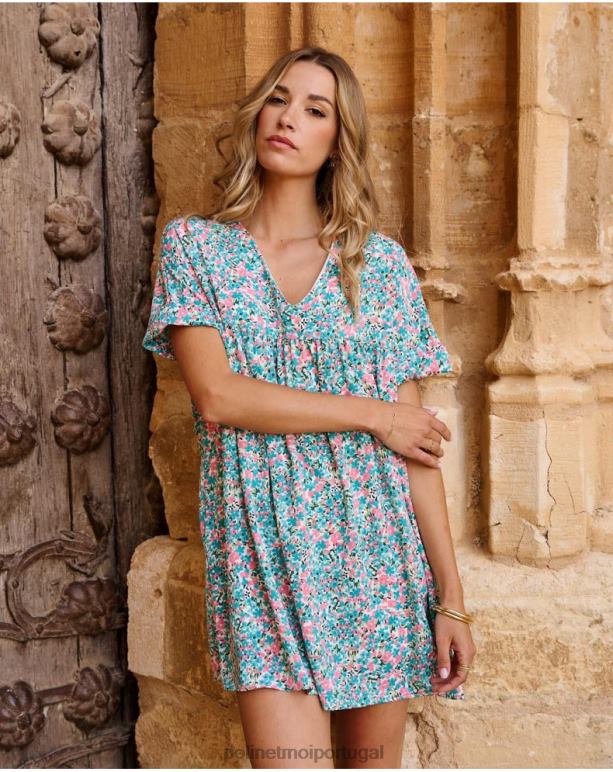 macaquinho isabel Polin et moi JV4FH4 roupas turquesa