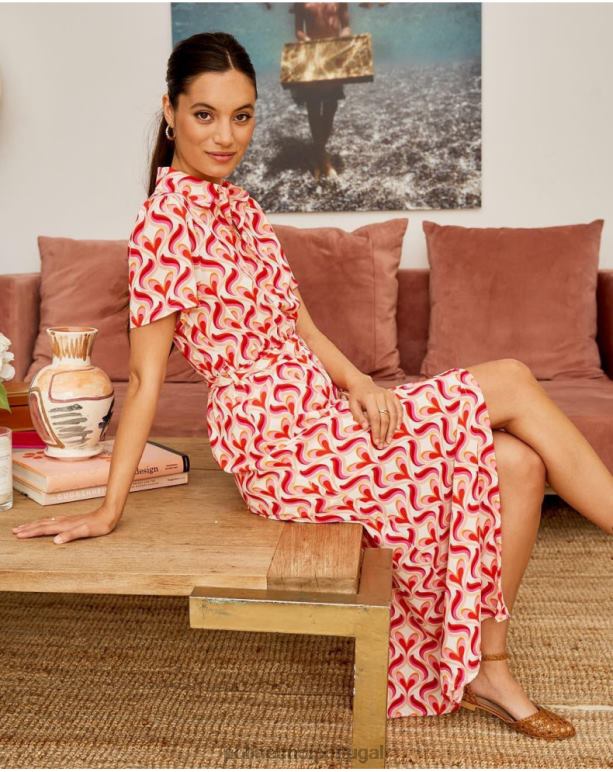 vestido camisola aina Polin et moi JV4FH97 roupas rosa