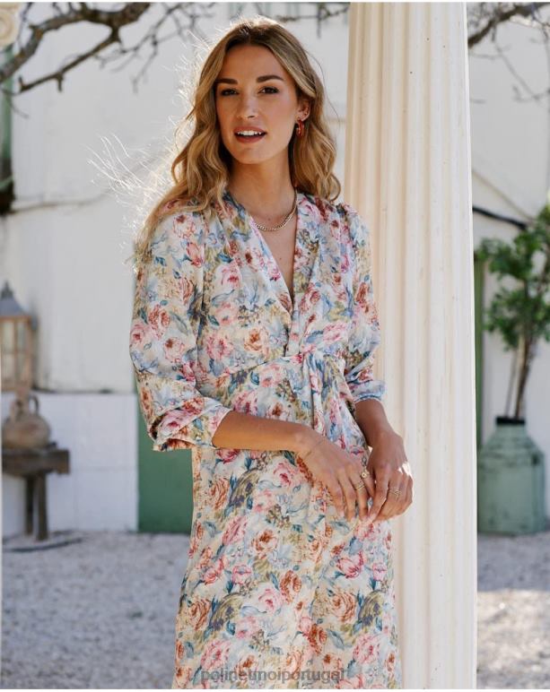 vestido daniela com nó Polin et moi JV4FH45 roupas celestial