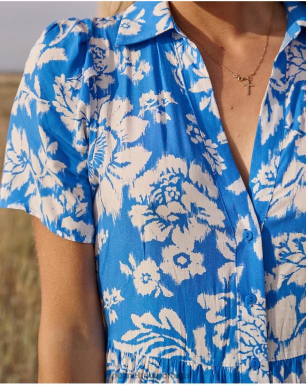 vestido estampa matilda Polin et moi JV4FH67 roupas pequeno azul