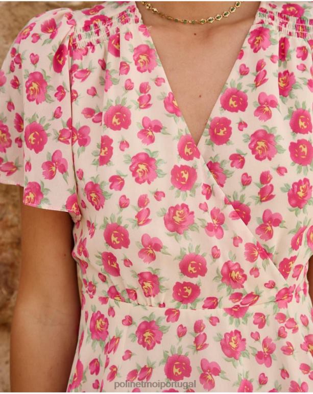 vestido esvoaçante verena Polin et moi JV4FH15 roupas cru