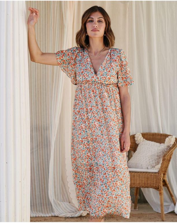 vestido flores candela Polin et moi JV4FH98 roupas jeans