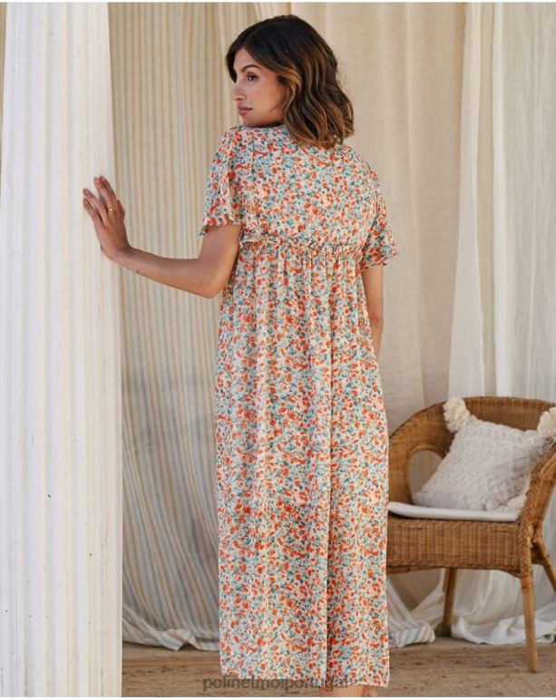 vestido flores candela Polin et moi JV4FH98 roupas jeans