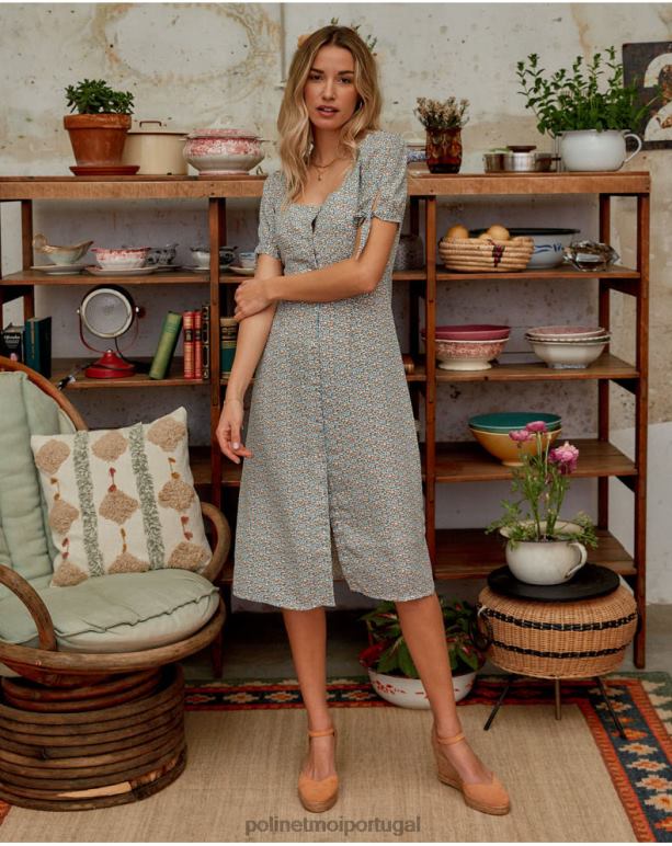 vestido florete doris Polin et moi JV4FH125 roupas celestial