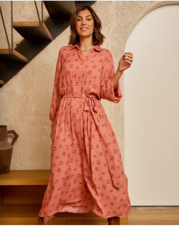 vestido ivette com cinto Polin et moi JV4FH134 roupas inventar