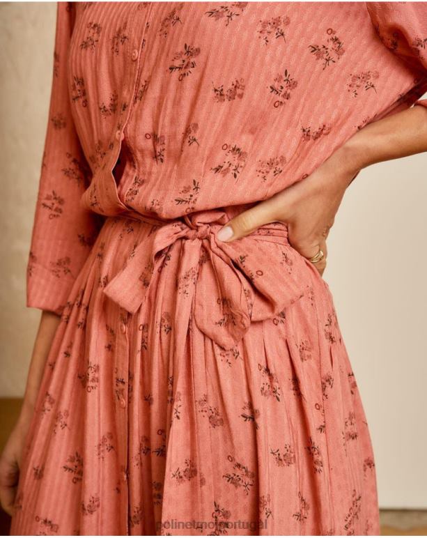 vestido ivette com cinto Polin et moi JV4FH134 roupas inventar