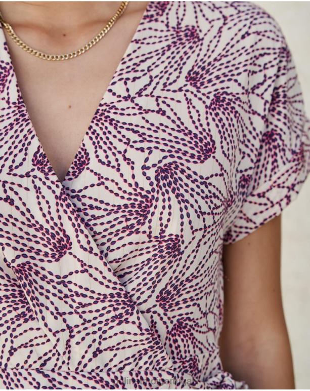 vestido laço caroline Polin et moi JV4FH56 roupas cru