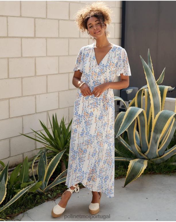 vestido longo claudi Polin et moi JV4FH18 roupas jeans