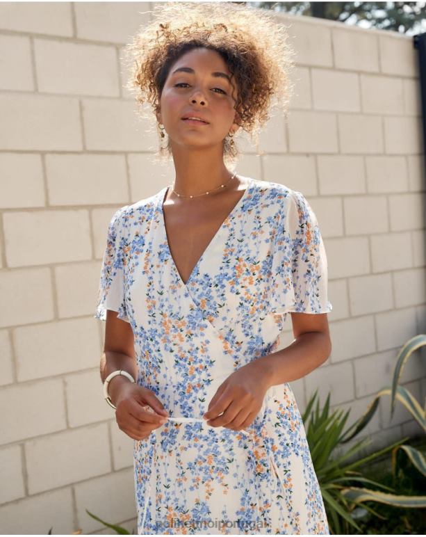 vestido longo claudi Polin et moi JV4FH18 roupas jeans