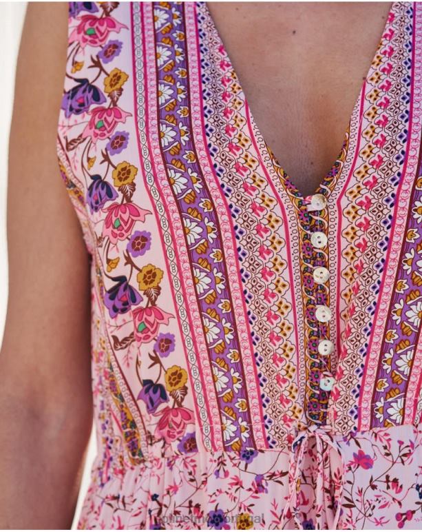 vestido queimado clia Polin et moi JV4FH79 roupas rosa